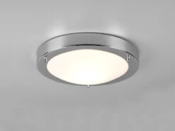 Trio Leuchten LED Bad Deckenleuchten In Chrom Mit Glas Opal Weiß Ø 31,5cm - Badlampen 10 Trio Leuchten LED Bad Deckenleuchten In Chrom Mit Glas Opal Weiß Ø 31,5cm - Badlampen -Globo Store led bad deckenleuchten in chrom mit glas opal weis 2