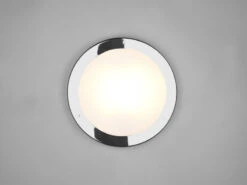 Trio Leuchten LED Bad Deckenleuchten In Chrom Mit Glas Opal Weiß Ø 31,5cm - Badlampen 14 Trio Leuchten LED Bad Deckenleuchten In Chrom Mit Glas Opal Weiß Ø 31,5cm - Badlampen -Globo Store led bad deckenleuchten in chrom mit glas opal weis 6