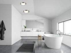 Trio Leuchten LED Bad Deckenleuchten In Silber Mit Glas Opal Weiß Ø 31,5cm - Badlampen 13 Trio Leuchten LED Bad Deckenleuchten In Silber Mit Glas Opal Weiß Ø 31,5cm - Badlampen -Globo Store led bad deckenleuchten in silber mit glas opal wei 5