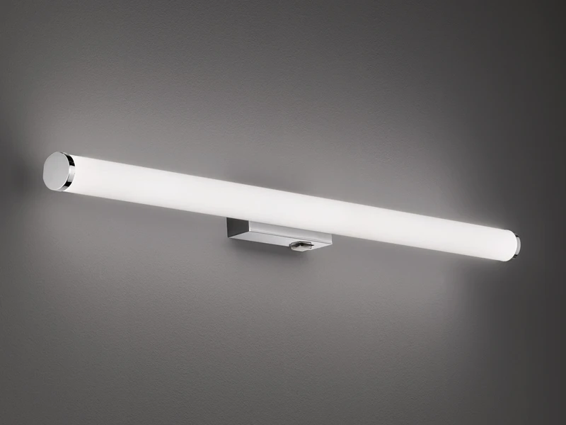 Trio Leuchten LED Bad Wandleuchte MATTIMO Mit Schalter Chrom 80cm - Spiegelleuchte 3 Trio Leuchten LED Bad Wandleuchte MATTIMO Mit Schalter Chrom 80cm - Spiegelleuchte – Bild 3