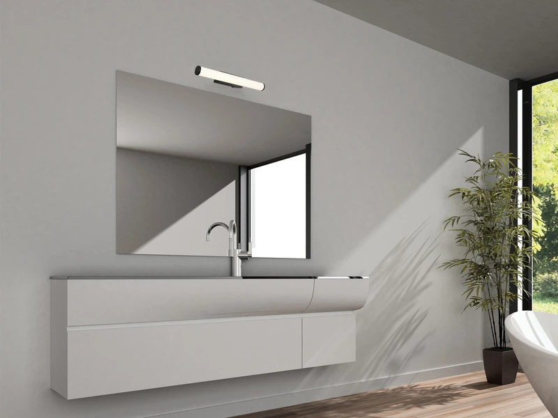 Trio Leuchten LED Bad Wandleuchte MATTIMO Mit Schalter Schwarz 40cm - Spiegelleuchte 7 Trio Leuchten LED Bad Wandleuchte MATTIMO Mit Schalter Schwarz 40cm - Spiegelleuchte – Bild 7