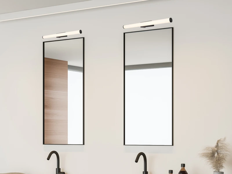 Trio Leuchten LED Bad Wandleuchte MATTIMO Mit Schalter Schwarz 60cm - Spiegelleuchte 6 Trio Leuchten LED Bad Wandleuchte MATTIMO Mit Schalter Schwarz 60cm - Spiegelleuchte – Bild 6