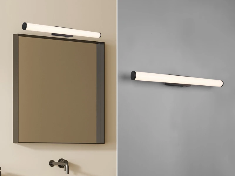 Trio Leuchten LED Bad Wandleuchte MATTIMO Mit Schalter Schwarz 60cm - Spiegelleuchte 1 Trio Leuchten LED Bad Wandleuchte MATTIMO Mit Schalter Schwarz 60cm - Spiegelleuchte