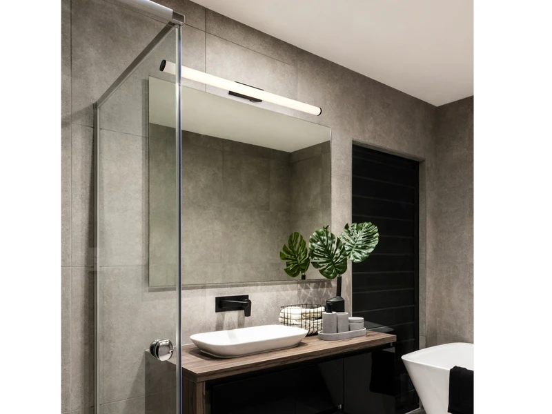 Trio Leuchten LED Bad Wandleuchte MATTIMO Mit Schalter Schwarz 80cm - Spiegelleuchte 7 Trio Leuchten LED Bad Wandleuchte MATTIMO Mit Schalter Schwarz 80cm - Spiegelleuchte – Bild 7