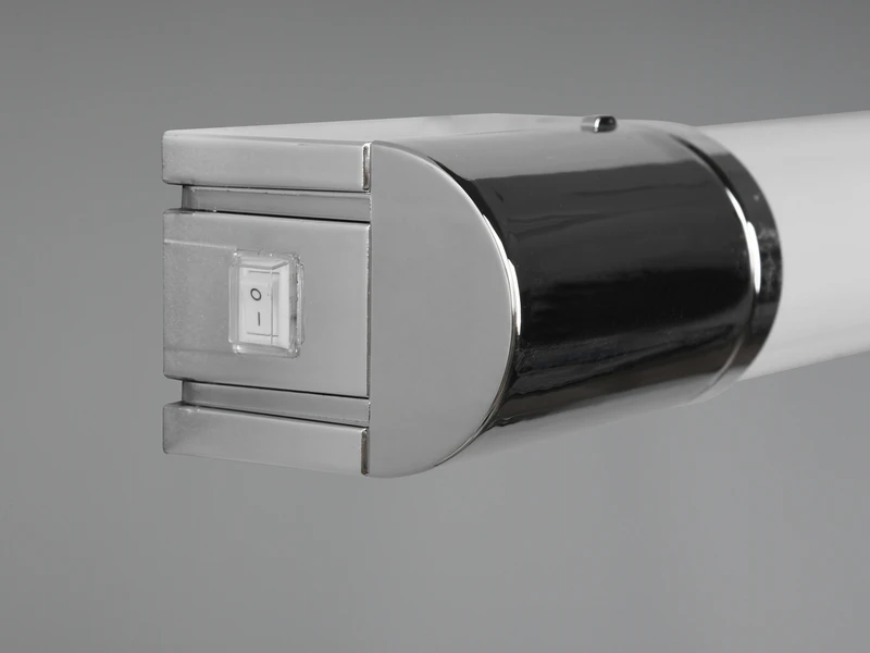 Trio Leuchten LED Bad Wandleuchte PIERA Mit Steckdose Chrom 119cm - Spiegelleuchte 6 Trio Leuchten LED Bad Wandleuchte PIERA Mit Steckdose Chrom 119cm - Spiegelleuchte – Bild 6