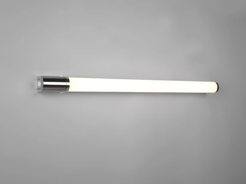 Trio Leuchten LED Bad Wandleuchte PIERA Mit Steckdose Chrom 79cm - Spiegelleuchte 3 Trio Leuchten LED Bad Wandleuchte PIERA Mit Steckdose Chrom 79cm - Spiegelleuchte – Bild 3