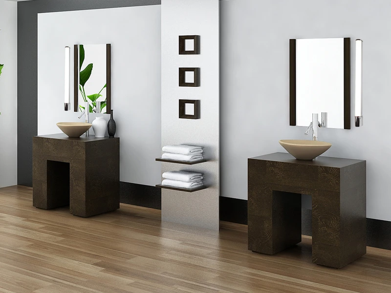 Trio Leuchten LED Bad Wandleuchte PIERA Mit Steckdose Chrom 79cm - Spiegelleuchte 6 Trio Leuchten LED Bad Wandleuchte PIERA Mit Steckdose Chrom 79cm - Spiegelleuchte – Bild 6