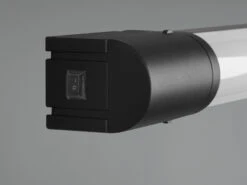 Trio Leuchten LED Bad Wandleuchte PIERA Mit Steckdose Schwarz 41,5cm -Spiegelleuchte -Globo Store led bad wandleuchte piera mit steckdose schwarz 41 6