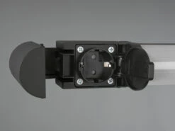 Trio Leuchten LED Bad Wandleuchten 2er Set Mit Steckdose Schwarz 79cm - Spiegelleuchte -Globo Store led bad wandleuchten 2er set mit steckdose schwarz 18