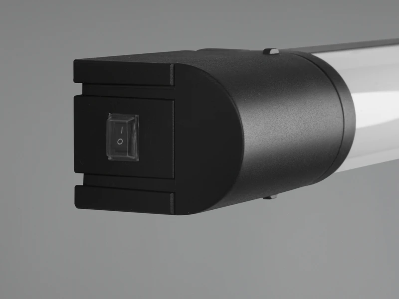 Trio Leuchten LED Bad Wandleuchten 2er Set Mit Steckdose Schwarz 41,5cm - Spiegelleuchte 7 Trio Leuchten LED Bad Wandleuchten 2er Set Mit Steckdose Schwarz 41,5cm - Spiegelleuchte – Bild 7