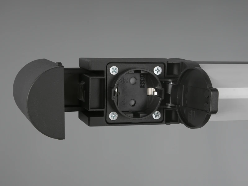 Trio Leuchten LED Bad Wandleuchten 2er Set Mit Steckdose Schwarz 41,5cm - Spiegelleuchte 8 Trio Leuchten LED Bad Wandleuchten 2er Set Mit Steckdose Schwarz 41,5cm - Spiegelleuchte – Bild 8