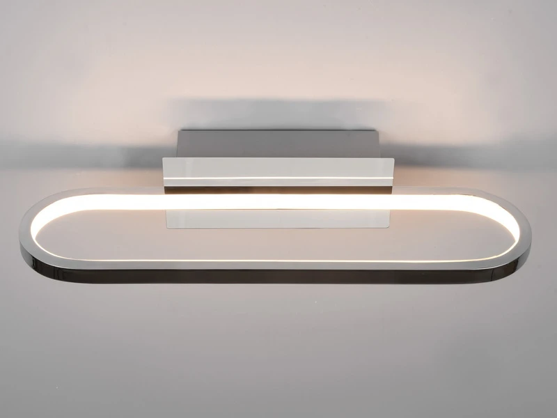 Trio Leuchten LED Badezimmer Wandleuchte 2er Set In Chrom, Breite 40cm - Spiegelleuchte 6 Trio Leuchten LED Badezimmer Wandleuchte 2er Set In Chrom, Breite 40cm - Spiegelleuchte – Bild 6