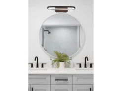 Trio Leuchten LED Badezimmer Wandleuchte 2er Set In Schwarz, Breite 40cm - Spiegelleuchte 16 Trio Leuchten LED Badezimmer Wandleuchte 2er Set In Schwarz, Breite 40cm - Spiegelleuchte -Globo Store led badezimmer wandleuchte 2er set in schwarz brei 7