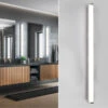 Trio Leuchten LED Badezimmer Wandleuchte FABIO In Chrom 120cm - Spiegelleuchte