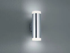 Trio Leuchten LED Badezimmer Wandleuchte RAY Up And Down In Chrom 16,6cm - Spiegelleuchte -Globo Store led badezimmer wandleuchte ray up and down in chro 2