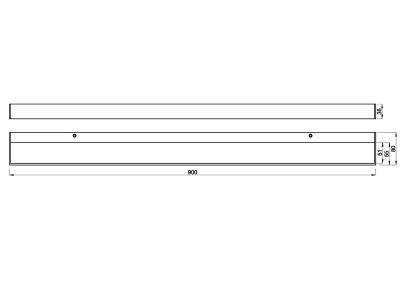 Trio Leuchten LED Badezimmer Wandleuchte ROCCO Schwarz 90cm - Up-Down Spiegelleuchte 8 Trio Leuchten LED Badezimmer Wandleuchte ROCCO Schwarz 90cm - Up-Down Spiegelleuchte – Bild 8