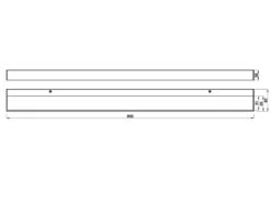 Trio Leuchten LED Badezimmer Wandleuchten 2er Set Chrom 90cm - Up-Down Spiegelleuchte -Globo Store led badezimmer wandleuchten 2er set chrom 90cm up 1 7