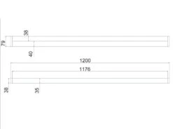 Trio Leuchten LED Badezimmer Wandleuchten 2er Set In Chrom 120cm - Spiegelleuchte -Globo Store led badezimmer wandleuchten 2er set in chrom 120cm 7