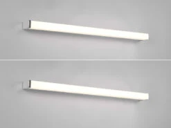 Trio Leuchten LED Badezimmer Wandleuchten 2er Set In Chrom 80cm - Spiegelleuchte 11 Trio Leuchten LED Badezimmer Wandleuchten 2er Set In Chrom 80cm - Spiegelleuchte -Globo Store led badezimmer wandleuchten 2er set in chrom 80cm 1 2