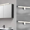 Trio Leuchten LED Badezimmer Wandleuchten 2er Set In Chrom, Breite 40cm - Spiegelleuchte