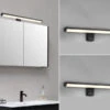 Trio Leuchten LED Badezimmer Wandleuchten 2er Set In Schwarz, Breite 40cm - Spiegelleuchte
