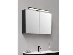 Trio Leuchten LED Badezimmer Wandleuchten 2er Set In Schwarz, Breite 40cm - Spiegelleuchte 12 Trio Leuchten LED Badezimmer Wandleuchten 2er Set In Schwarz, Breite 40cm - Spiegelleuchte -Globo Store led badezimmer wandleuchten 2er set in schwarz bre 4