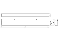 Trio Leuchten LED Badezimmer Wandleuchten 2er Set Schwarz 60cm - Up-Down Spiegelleuchte 17 Trio Leuchten LED Badezimmer Wandleuchten 2er Set Schwarz 60cm - Up-Down Spiegelleuchte -Globo Store led badezimmer wandleuchten 2er set schwarz 60cm u 8