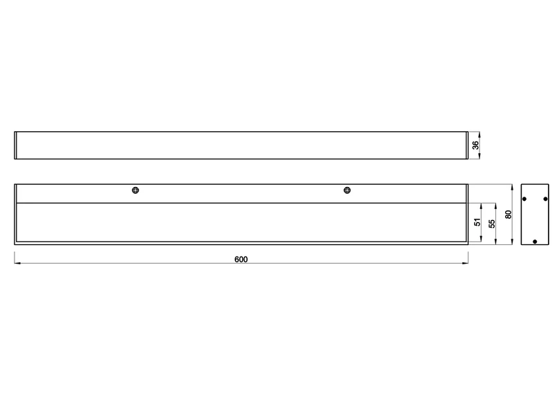 Trio Leuchten LED Badezimmer Wandleuchten 2er Set Schwarz 60cm - Up-Down Spiegelleuchte 9 Trio Leuchten LED Badezimmer Wandleuchten 2er Set Schwarz 60cm - Up-Down Spiegelleuchte – Bild 9