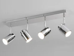 Trio Leuchten LED Badezimmerlampe Deckenstrahler 4 Flammig Schwenkbar In Chrom 10 Trio Leuchten LED Badezimmerlampe Deckenstrahler 4 Flammig Schwenkbar In Chrom -Globo Store led badezimmerlampe deckenstrahler 4 flammig schwe 10