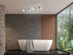 Trio Leuchten LED Badezimmerlampe Deckenstrahler 4 Flammig Schwenkbar In Chrom 12 Trio Leuchten LED Badezimmerlampe Deckenstrahler 4 Flammig Schwenkbar In Chrom -Globo Store led badezimmerlampe deckenstrahler 4 flammig schwe 12