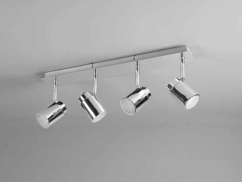 Trio Leuchten LED Badezimmerlampe Deckenstrahler 4 Flammig Schwenkbar In Chrom 7 Trio Leuchten LED Badezimmerlampe Deckenstrahler 4 Flammig Schwenkbar In Chrom – Bild 7