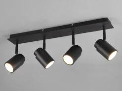 Trio Leuchten LED Badezimmerlampe Deckenstrahler 4 Flammig Schwenkbar In Schwarz 10 Trio Leuchten LED Badezimmerlampe Deckenstrahler 4 Flammig Schwenkbar In Schwarz -Globo Store led badezimmerlampe deckenstrahler 4 flammig schwe 2