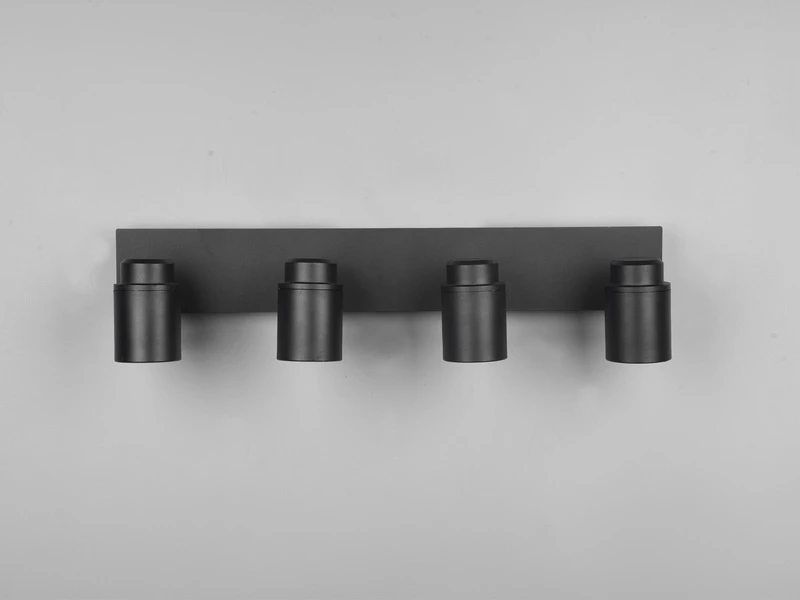 Trio Leuchten LED Badezimmerlampe Deckenstrahler 4 Flammig Schwenkbar In Schwarz 6 Trio Leuchten LED Badezimmerlampe Deckenstrahler 4 Flammig Schwenkbar In Schwarz – Bild 6