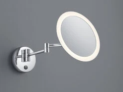 Trio Leuchten LED Badspiegel VIEW Rund Mit Beleuchtung Und Vergrößerung -Globo Store led badspiegel view rund mit beleuchtung und vergr 2