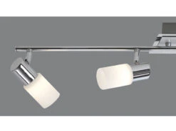 Trio Leuchten LED-Balken, 4x4,5W Osram-LEDs, 2 Gelenke, Alu Gebürstet, Glas Weiß 8 Trio Leuchten LED-Balken, 4x4,5W Osram-LEDs, 2 Gelenke, Alu Gebürstet, Glas Weiß -Globo Store led balken 4x45w osram leds 2 gelenke alu gebuerst 3