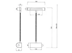 MeineWunschleuchte LED Bilderleuchte 2er Set Wandleuchte Mit Drehdimmer, Schwarz -Globo Store led bilderleuchte 2er set wandleuchte mit drehdimm 7
