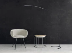 Trio Leuchten LED Bogenlampe SHANGHAI Dimmbar, 200cm Ausladung, Metall Schwarz -Globo Store led bogenlampe shanghai dimmbar 200cm ausladung me 4