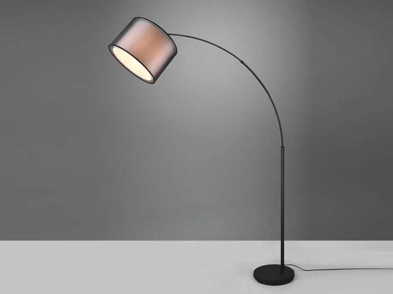 MeineWunschleuchte LED Bogenleuchte Stoff Organza Transparent Schwarz Innen Weiß, 171cm 3 MeineWunschleuchte LED Bogenleuchte Stoff Organza Transparent Schwarz Innen Weiß, 171cm – Bild 3