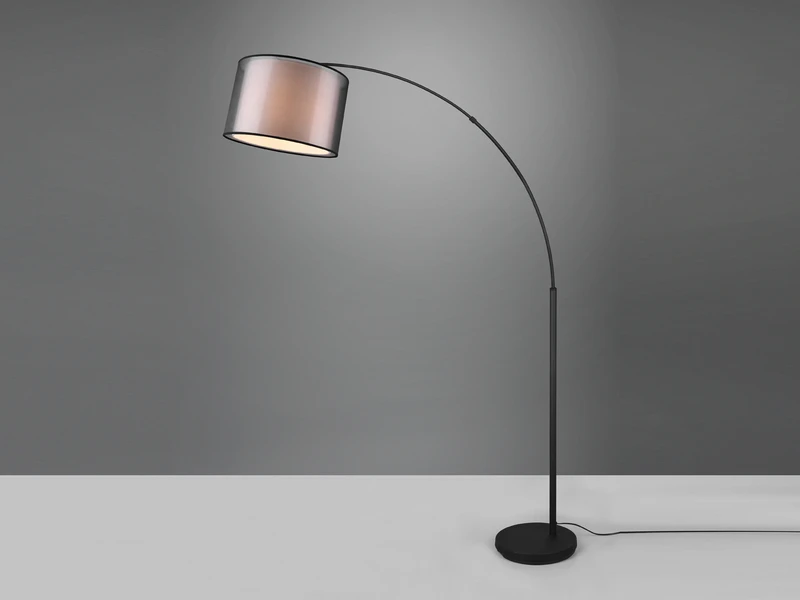 MeineWunschleuchte LED Bogenleuchte Stoff Organza Transparent Schwarz Innen Weiß, 171cm 5 MeineWunschleuchte LED Bogenleuchte Stoff Organza Transparent Schwarz Innen Weiß, 171cm – Bild 5