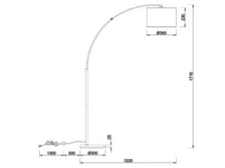 MeineWunschleuchte LED Bogenleuchte Stoff Organza Transparent Schwarz Innen Weiß, 171cm 12 MeineWunschleuchte LED Bogenleuchte Stoff Organza Transparent Schwarz Innen Weiß, 171cm -Globo Store led bogenleuchte stoff organza transparent schwarz 5