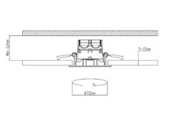 Trio Leuchten LED Deckeneinbaustrahler PAMIR Eckig 3er Set Schwenkbar Dimmbar Chrom Glänzend -Globo Store led deckeneinbaustrahler pamir eckig 3er set schwe 4