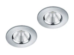 Trio Leuchten LED Deckeneinbaustrahler Rund Dimmbar 2er Set In Chrom, IP65 15 Trio Leuchten LED Deckeneinbaustrahler Rund Dimmbar 2er Set In Chrom, IP65 -Globo Store led deckeneinbaustrahler rund dimmbar 2er set in c 7