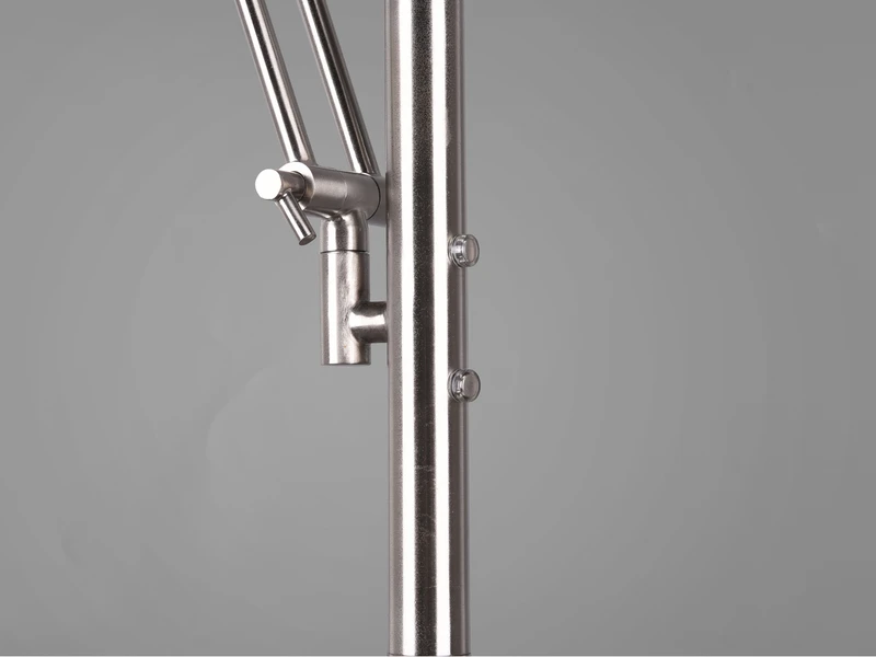 Trio Leuchten LED Deckenfluter BARRIE Mit Leselampe Verstellbar Silber 181cm 6 Trio Leuchten LED Deckenfluter BARRIE Mit Leselampe Verstellbar Silber 181cm – Bild 6