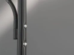 Fischer & Honsel LED Deckenfluter DENT Schwarz Mit Leselampe Dimmbar - Höhe 180cm -Globo Store led deckenfluter dent schwarz mit leselampe dimmba 6