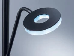 Fischer & Honsel LED Deckenfluter DENT Schwarz Mit Leselampe Dimmbar - Höhe 180cm -Globo Store led deckenfluter dent schwarz mit leselampe dimmba 9