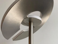 Fischer & Honsel LED Deckenfluter DENT Silber Mit Leselampe Dimmbar - Höhe 180cm -Globo Store led deckenfluter dent silber mit leselampe dimmbar 4