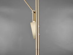 Trio Leuchten LED Deckenfluter EDMONTON Mit Leselampe Verstellbar Messing 179cm 11 Trio Leuchten LED Deckenfluter EDMONTON Mit Leselampe Verstellbar Messing 179cm -Globo Store led deckenfluter edmonton mit leselampe verstellba 4