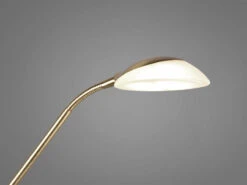 Reality Leuchten LED Deckenfluter ORSON Messing Mit Leselicht, Dimmbar Flexibel - 180cm -Globo Store led deckenfluter orson messing mit leselicht dimmb 6