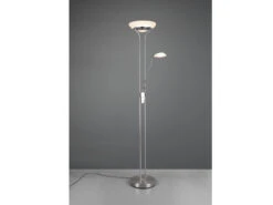 Reality Leuchten LED Deckenfluter ORSON Silber Mit Leselicht, Dimmbar Flexibel - 180cm 12 Reality Leuchten LED Deckenfluter ORSON Silber Mit Leselicht, Dimmbar Flexibel - 180cm -Globo Store led deckenfluter orson silber mit leselicht dimmba 2