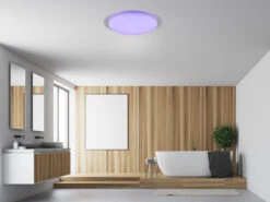 Trio Leuchten LED Deckenleuchte 2er Set Fernbedienung Dimmbar Sternenhimmel Farbwechsel Ø35cm 15 Trio Leuchten LED Deckenleuchte 2er Set Fernbedienung Dimmbar Sternenhimmel Farbwechsel Ø35cm -Globo Store led deckenleuchte 2er set fernbedienung dimmbar st 6